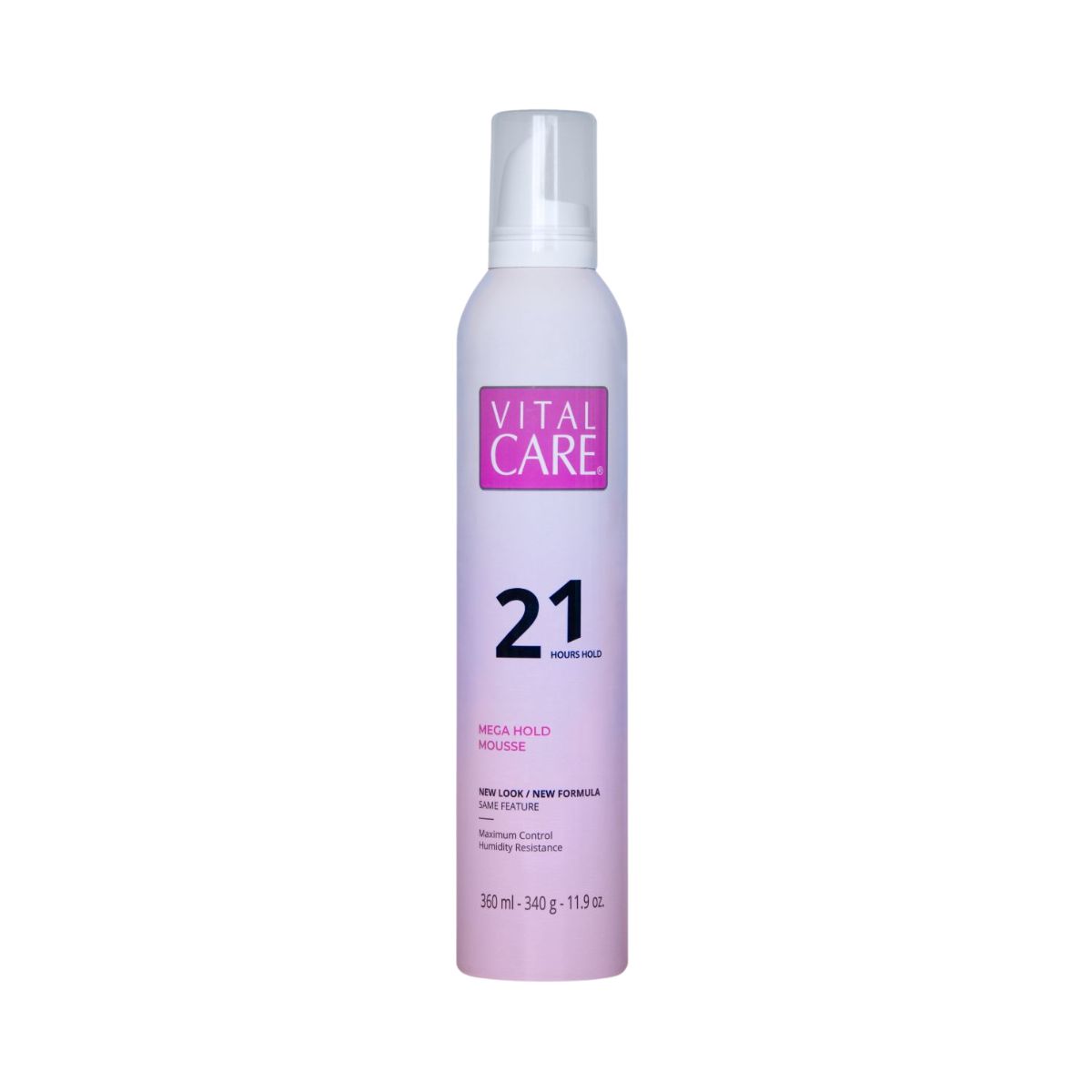 HAIR MOUSSE VITAL CARE MEGA HOLD 21H 340G