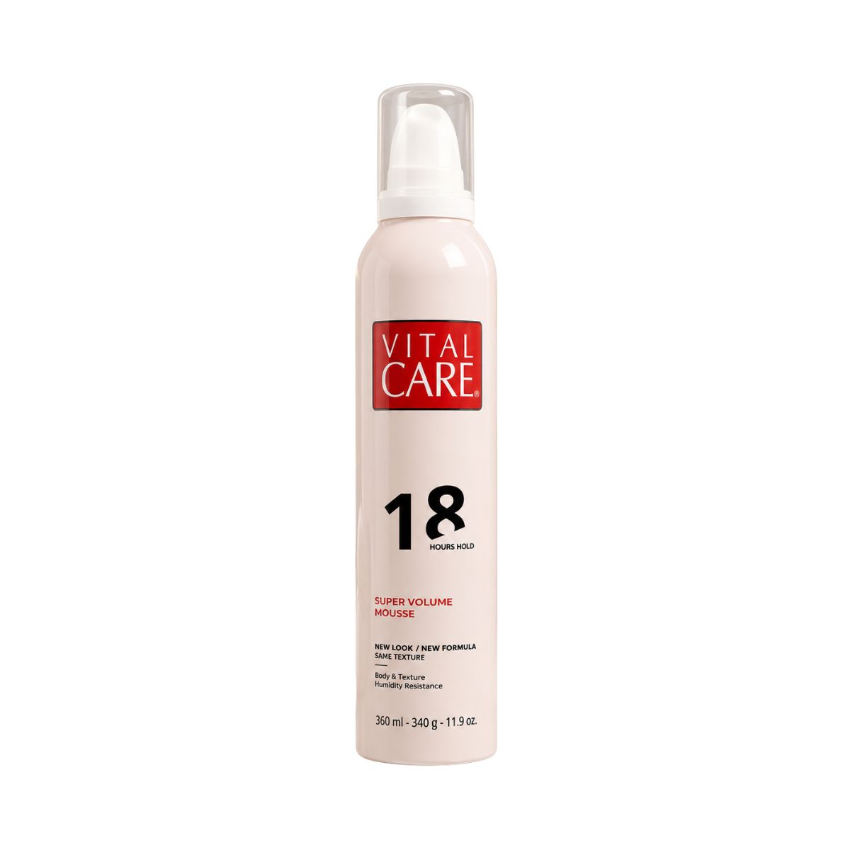 HAIR MOUSSE VITAL CARE SUPER VOLUME 18H 340G