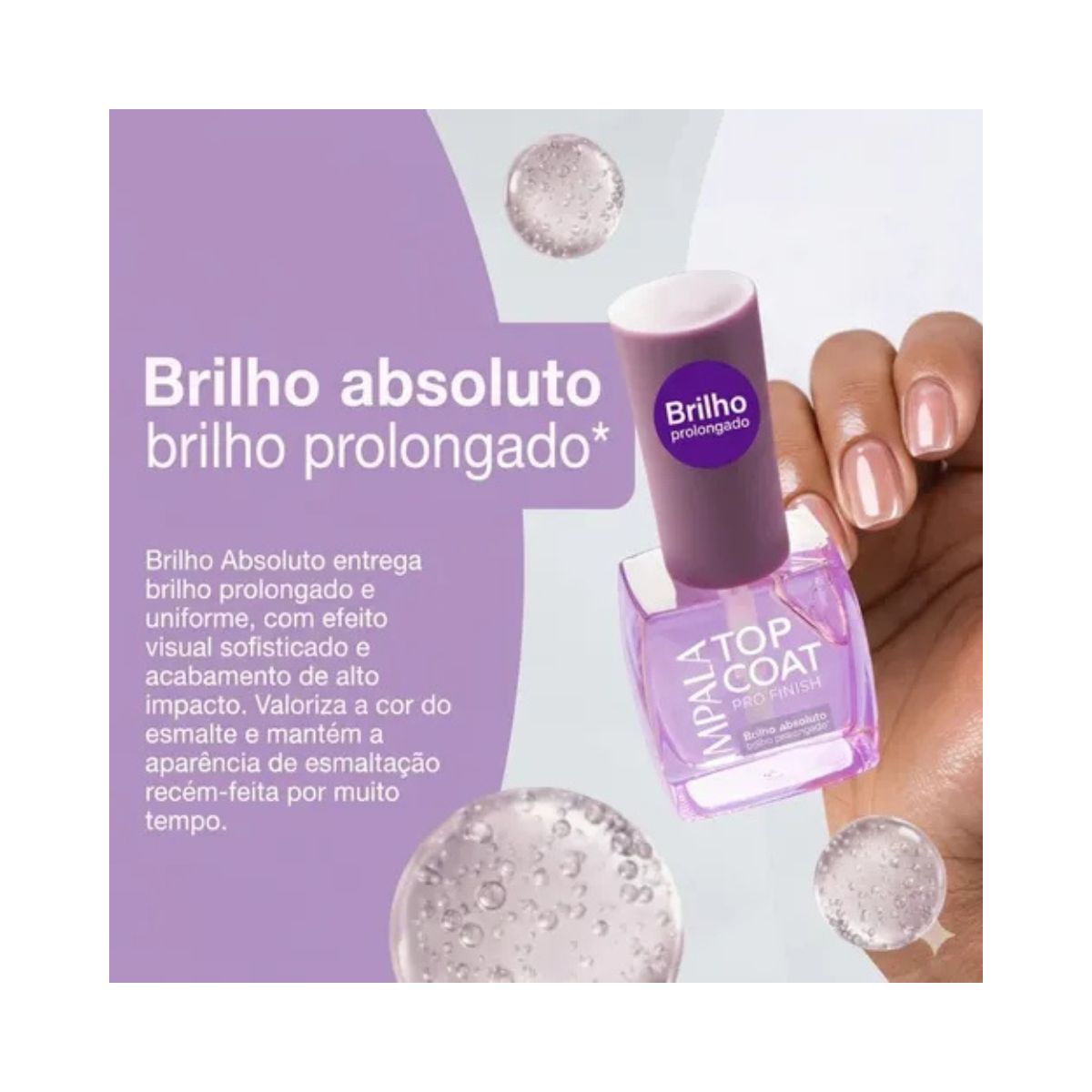 TOP COAT PRO FINISH BRILHO ABSOLUTO IMPALA 8,8ML