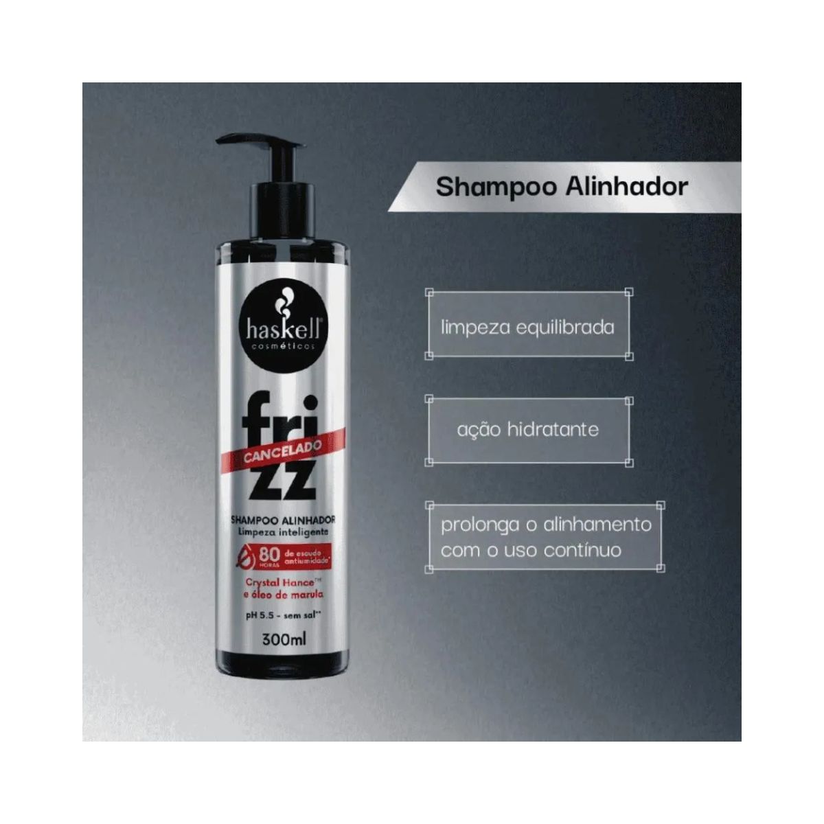 SHAMPOO FRIZZ CANCELADO HASKELL 300ML