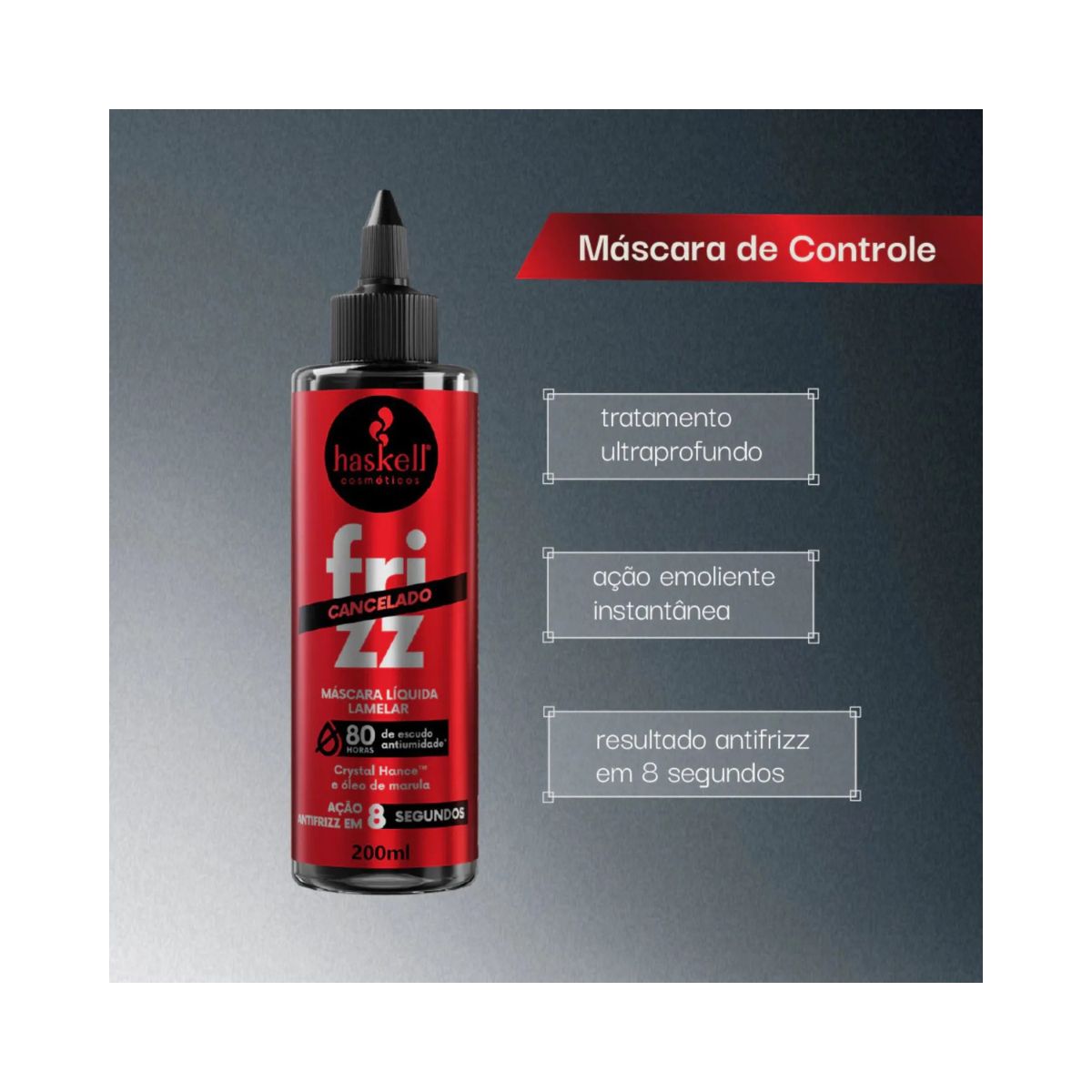 MASCARA LIQUIDA FRIZZ CANCELADO HASKELL 200ML