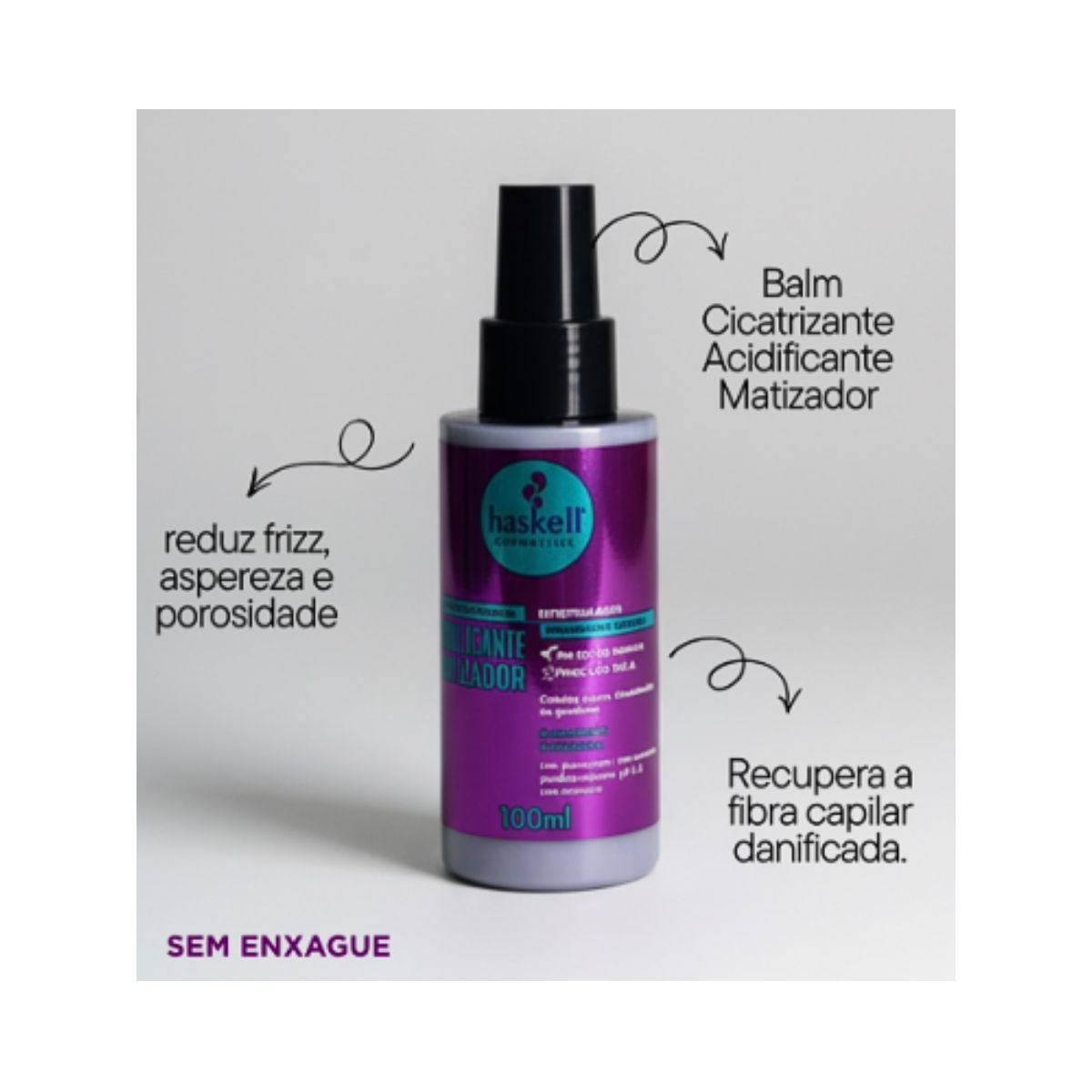 BALM ACIDIFICANTE MATIZADOR HASKELL 100ML