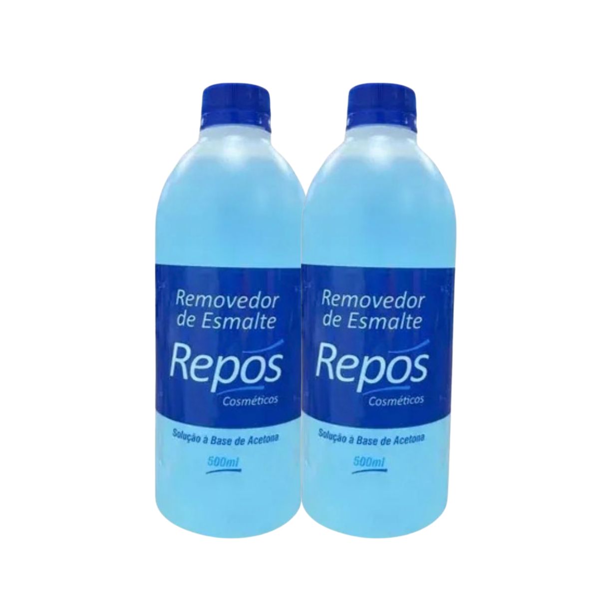 KIT REPÓS 2 REMOVEDORES DE ESMALTES COM ACETONA 500ML