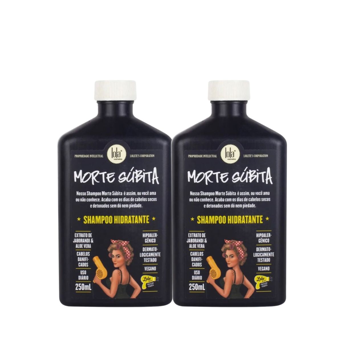 KIT LOLA 2 SHAMPOOS MORTE SÚBITA 250ML