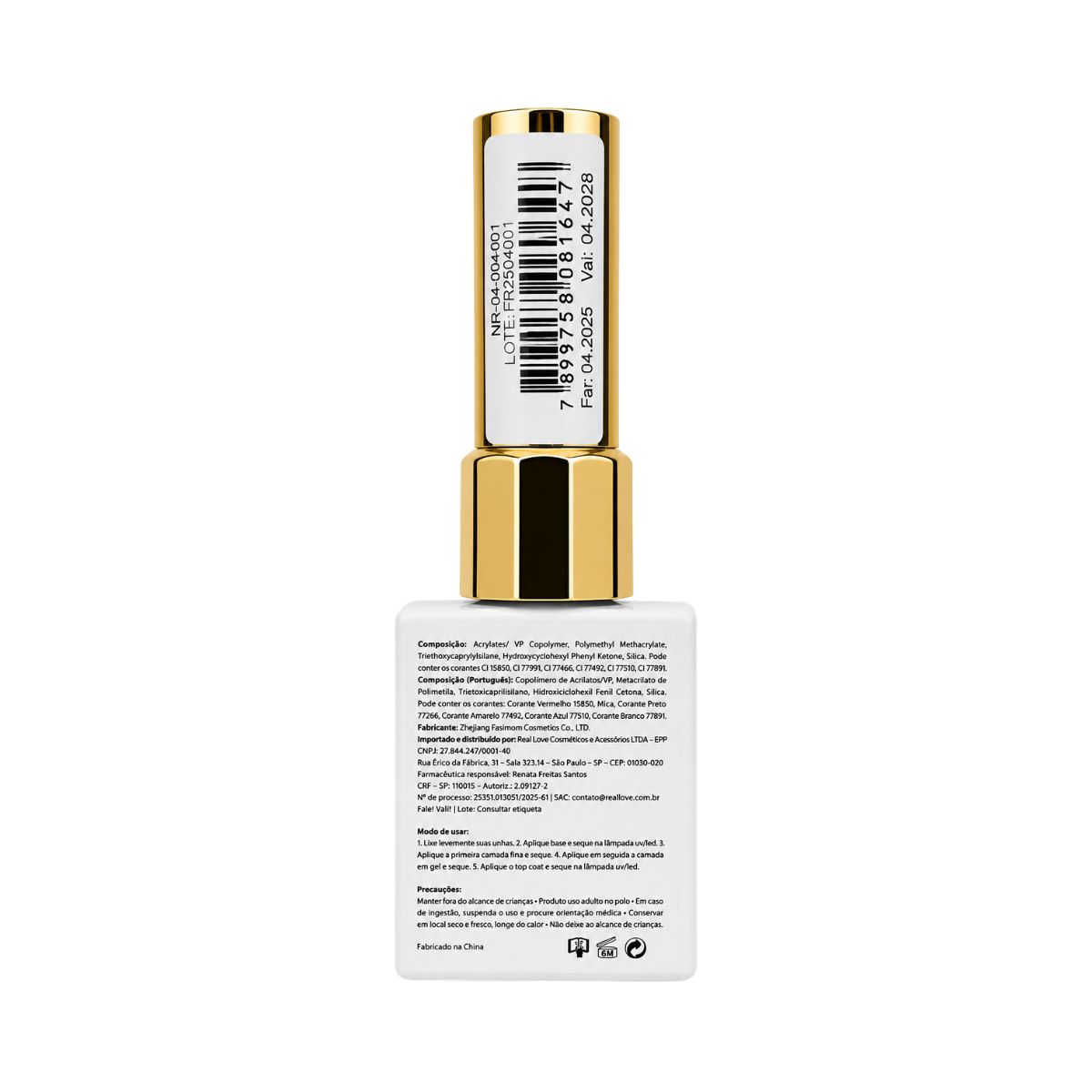ESMALTE REAL LOVE BY MANICURE SINCERA GEL NR-01-030