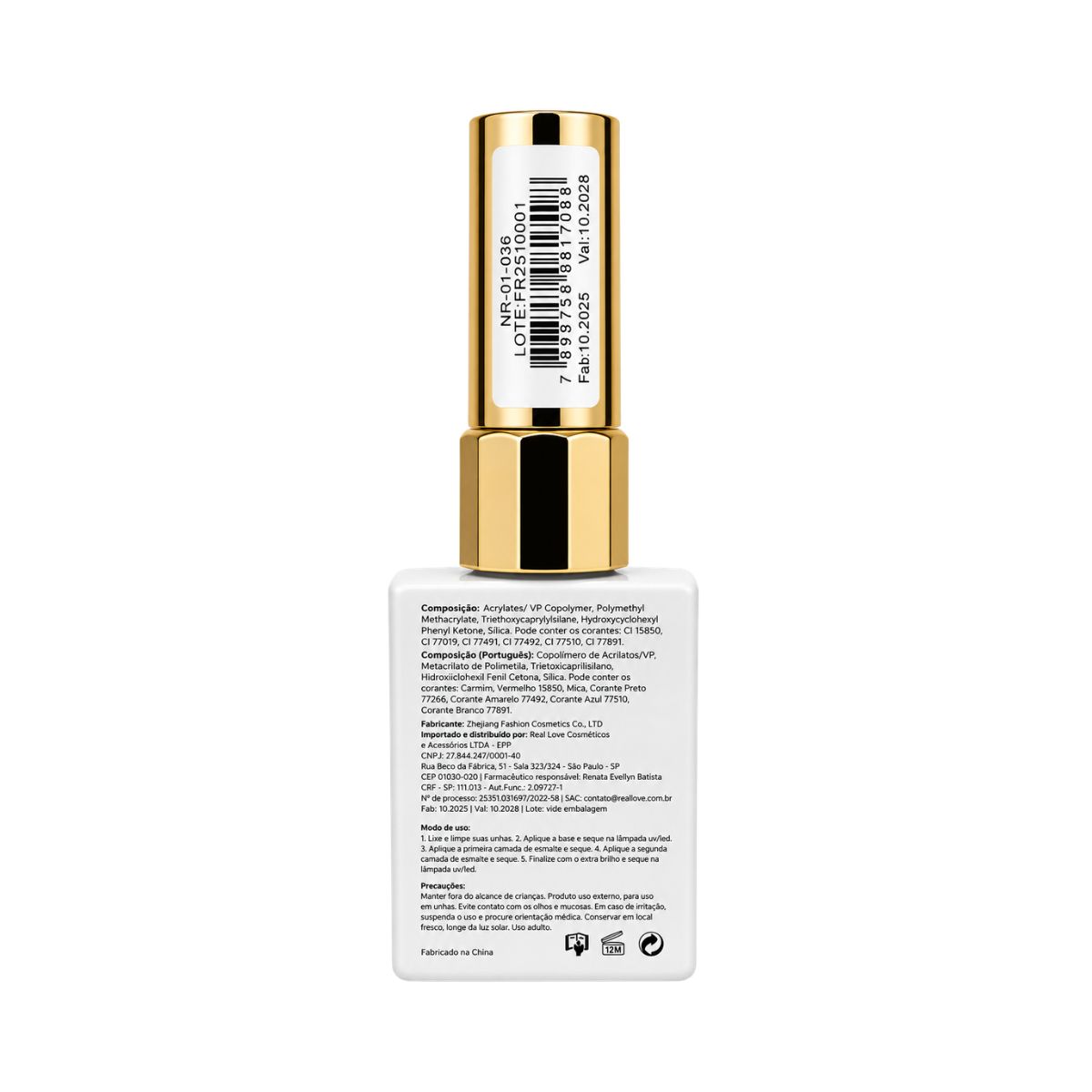 ESMALTE REAL LOVE BY MANICURE SINCERA GEL NR-01-036