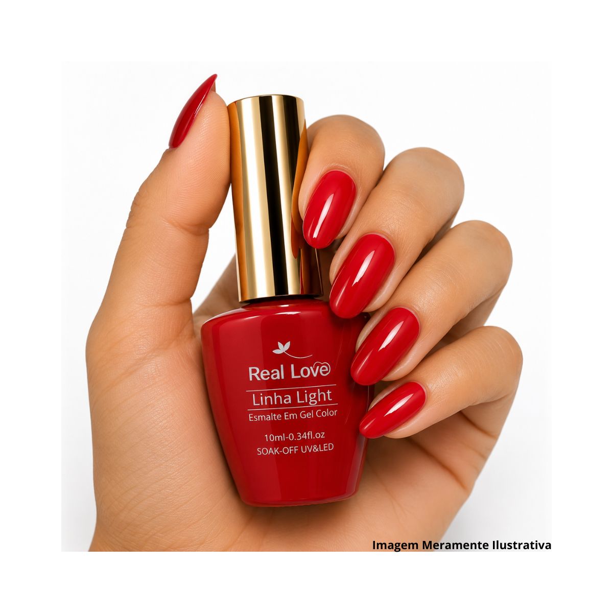 ESMALTE EM GEL REAL LOVE LINHA LIGHT 10ML LTKIT-G-02