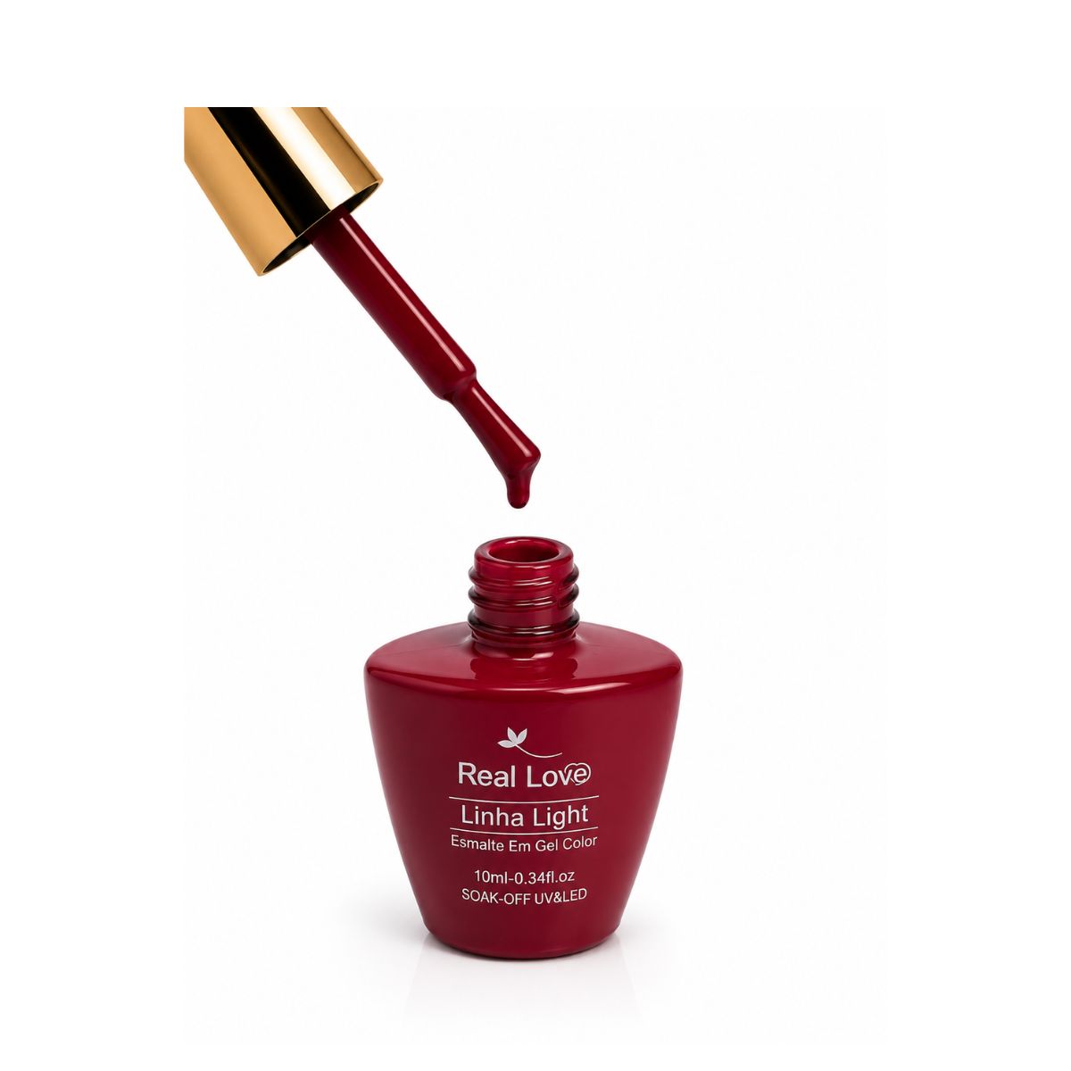 ESMALTE EM GEL REAL LOVE LINHA LIGHT 10ML LTKIT-G-05