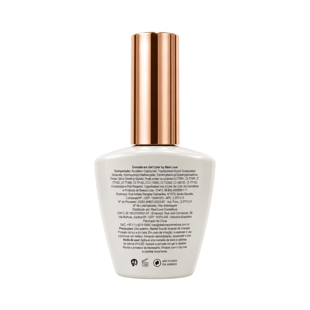 ESMALTE EM GEL REAL LOVE LINHA LIGHT 10ML LTKIT-H-02