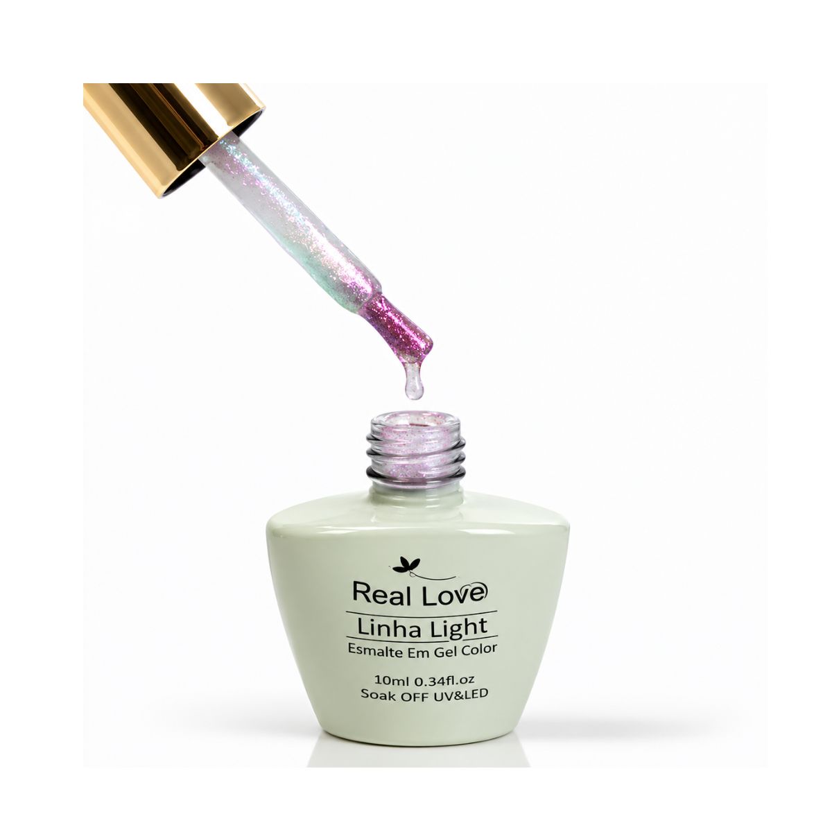 ESMALTE EM GEL REAL LOVE LINHA LIGHT 10ML LTKIT-H-03