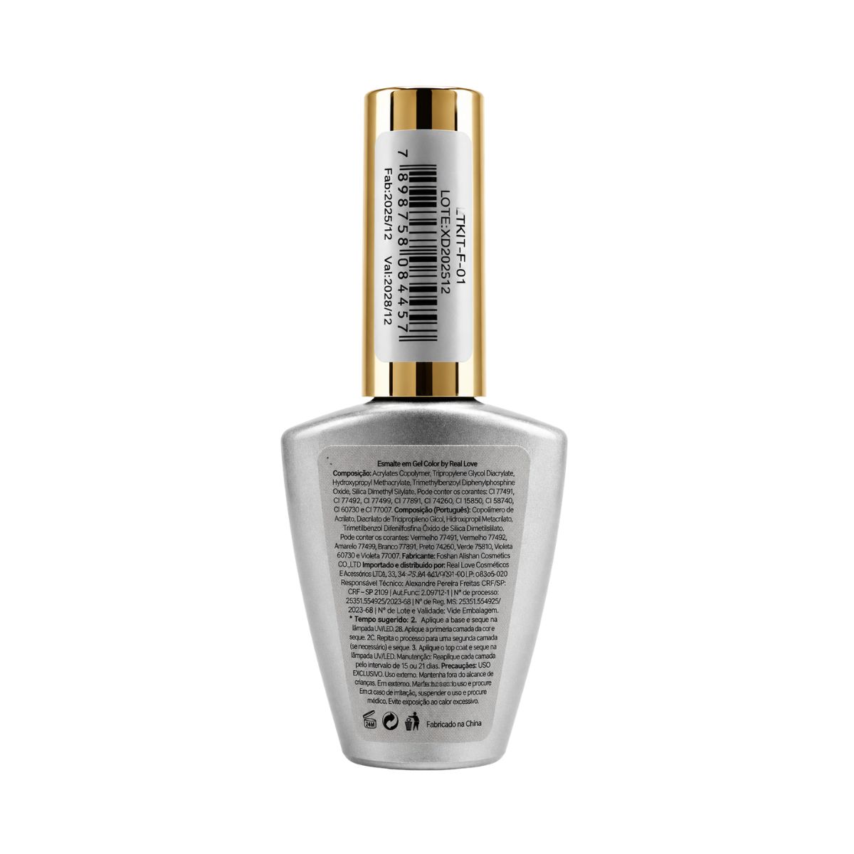 ESMALTE EM GEL REAL LOVE LINHA LIGHT 10ML LTKIT-F-01