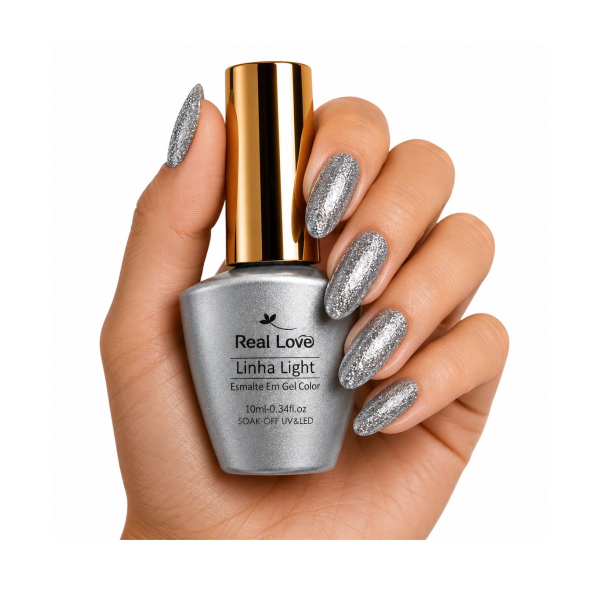 ESMALTE EM GEL REAL LOVE LINHA LIGHT 10ML LTKIT-F-03