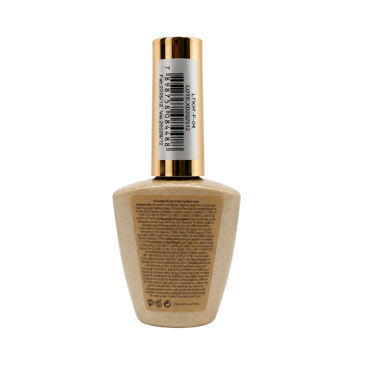 ESMALTE EM GEL REAL LOVE LINHA LIGHT 10ML LTKIT-F-04