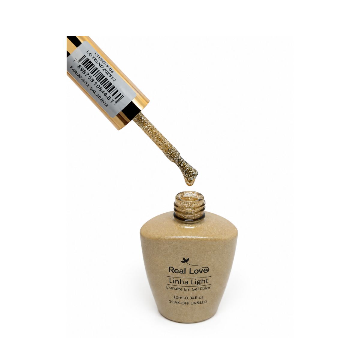 ESMALTE EM GEL REAL LOVE LINHA LIGHT 10ML LTKIT-F-04