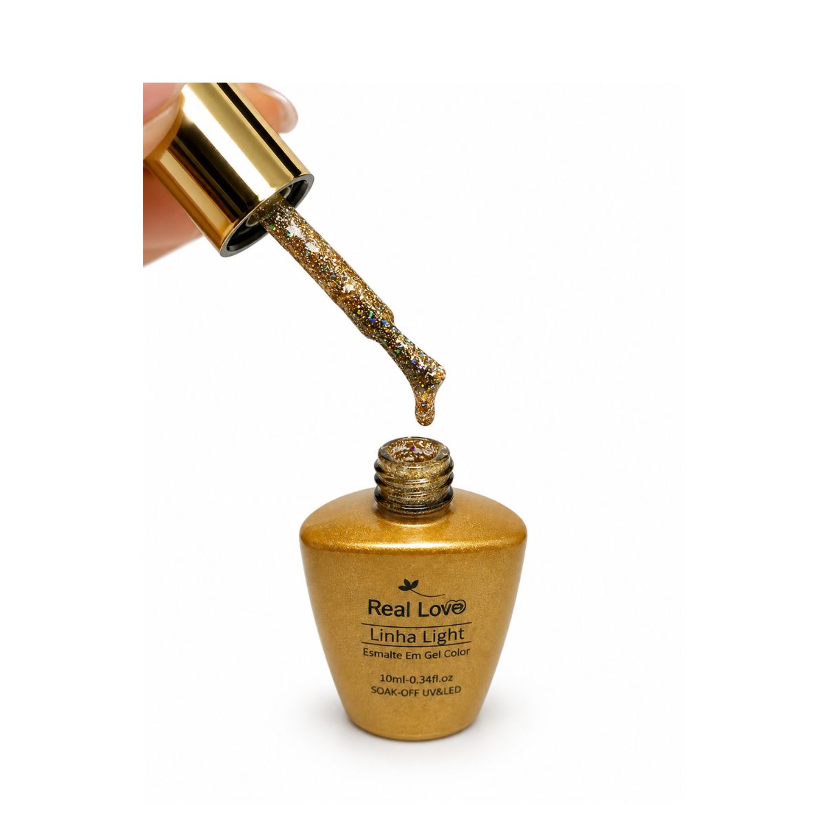 ESMALTE EM GEL REAL LOVE LINHA LIGHT 10ML LTKIT-F-05