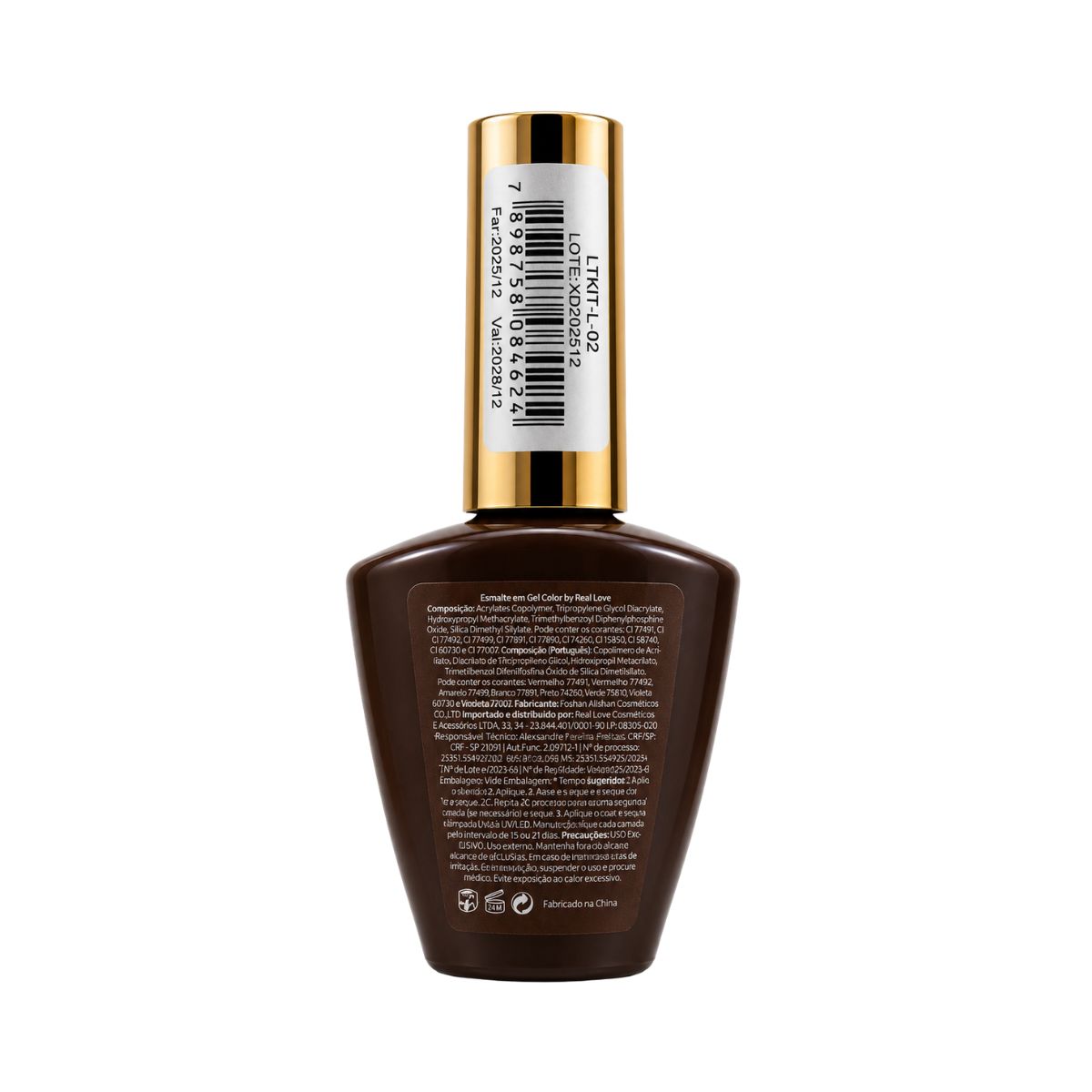ESMALTE EM GEL REAL LOVE LINHA LIGHT 10ML LTKIT-I-02