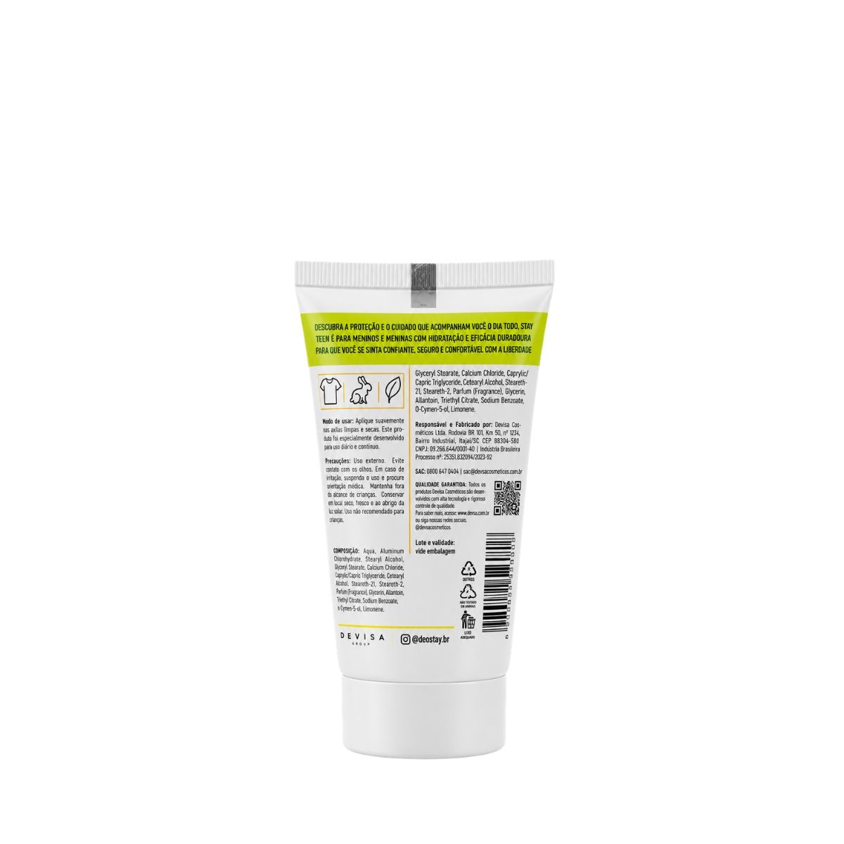 DESODORANTE EM CREME TEEN BOYS CLUB STAY 50G