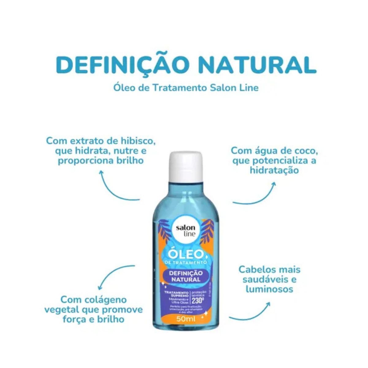 OLEO CONDICIONADOR DEFINICAO NATURAL SALON LINE 50ML