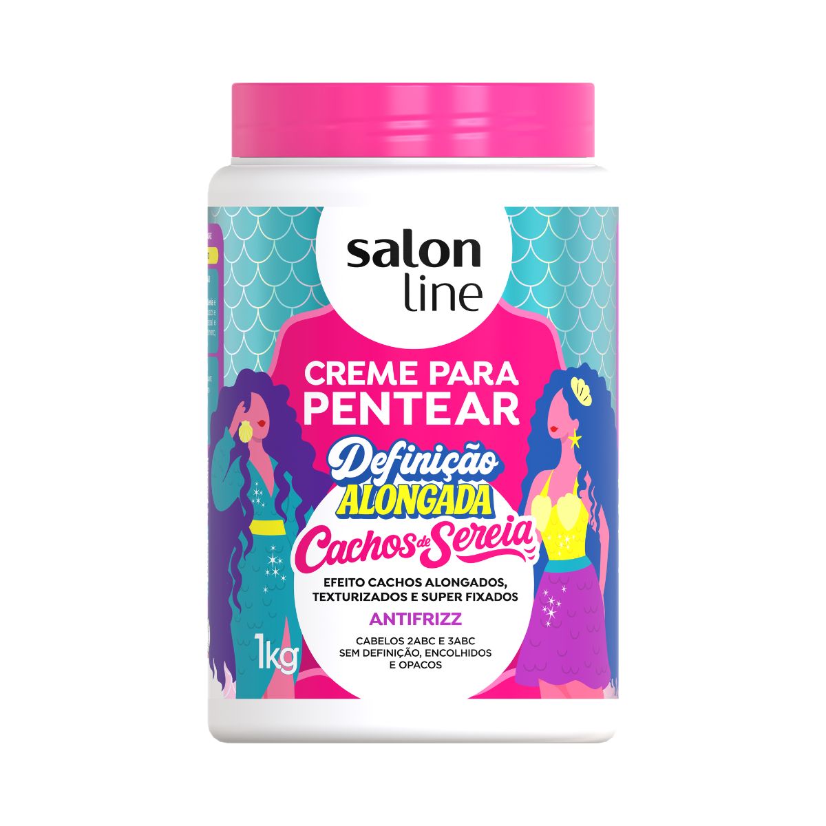 CREME PENTEAR CONDICIONADOR DEFINICAO ALONGADA CACHOS DE SEREIA SALON LINE 1KG
