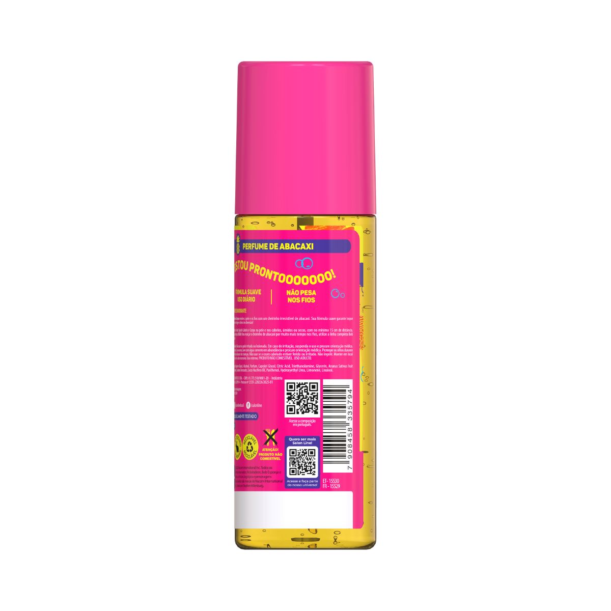 BODY SPLASH DESODORANTE SOS KIDS BOB ESPONJA SALON LINE 200ML