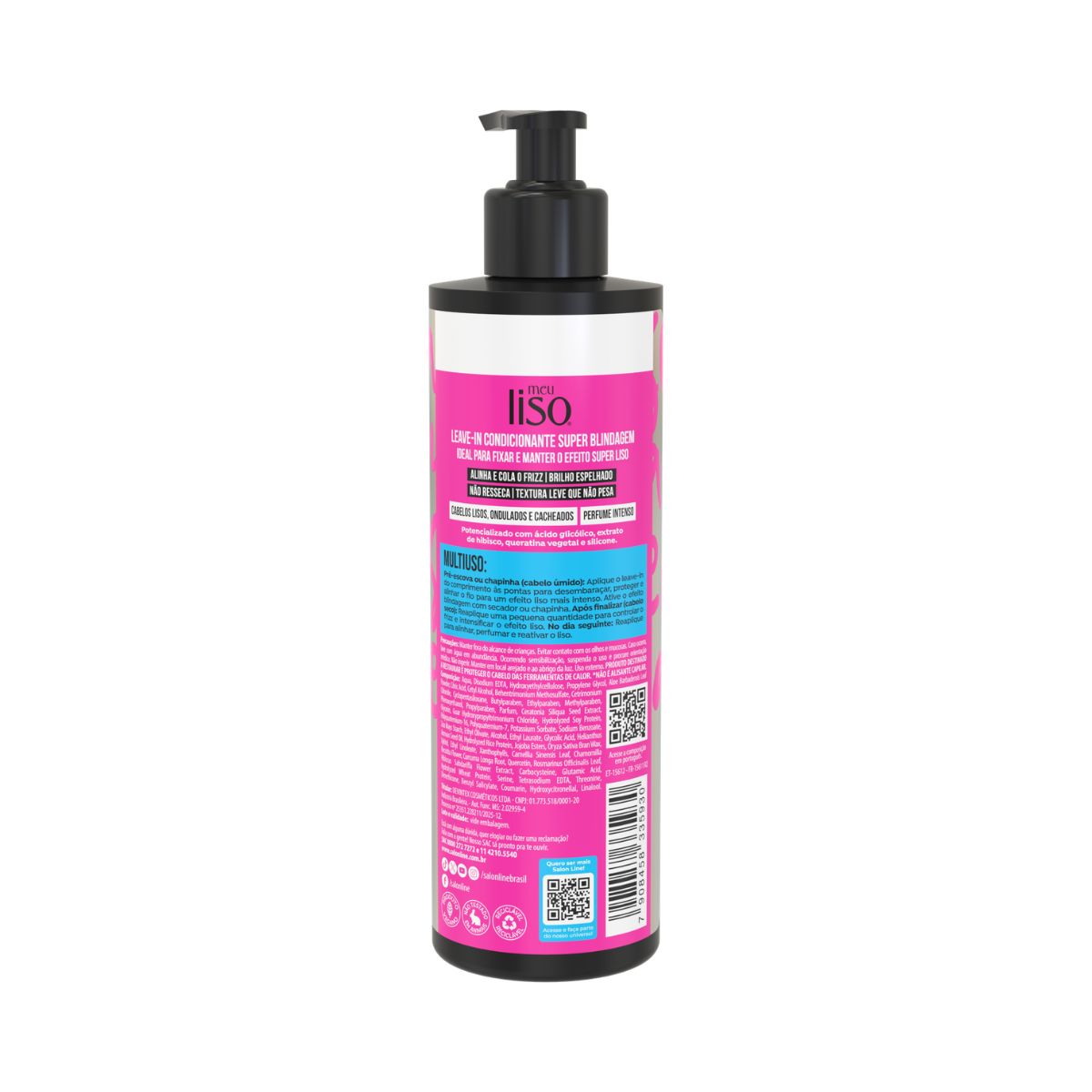 LEAVE-IN PRIMER CONDICIONADOR LISO OSTENTACAO MEU LISO SALON LINE 240ML