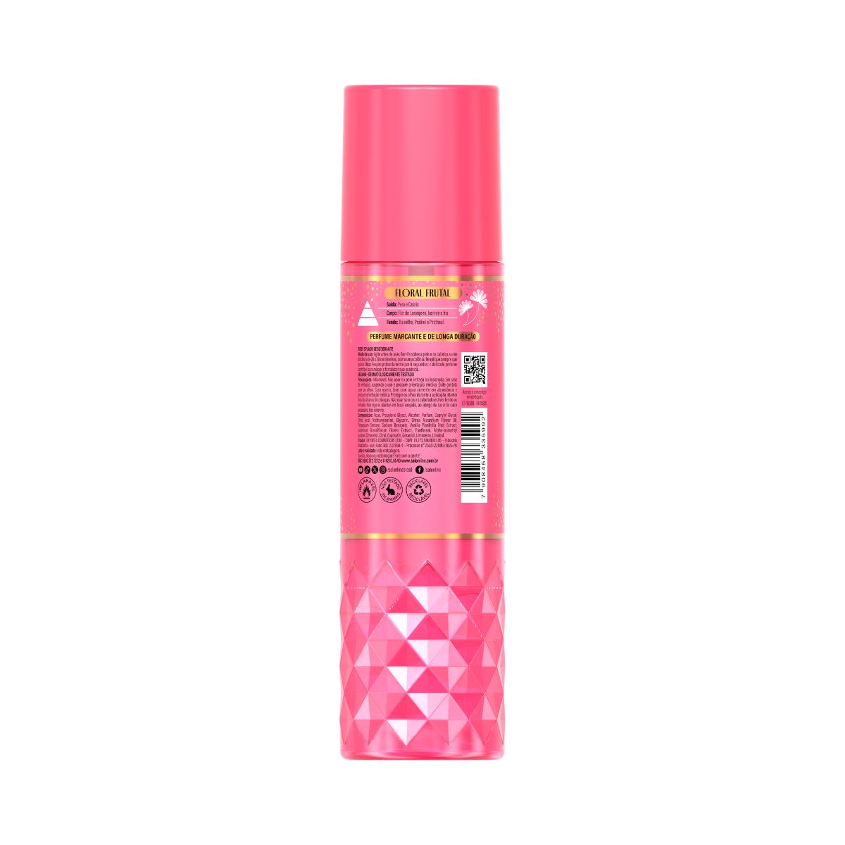 BODY SPLASH DESODORANTE PODER DAS DIVAS XEROSA SALON LINE 200ML