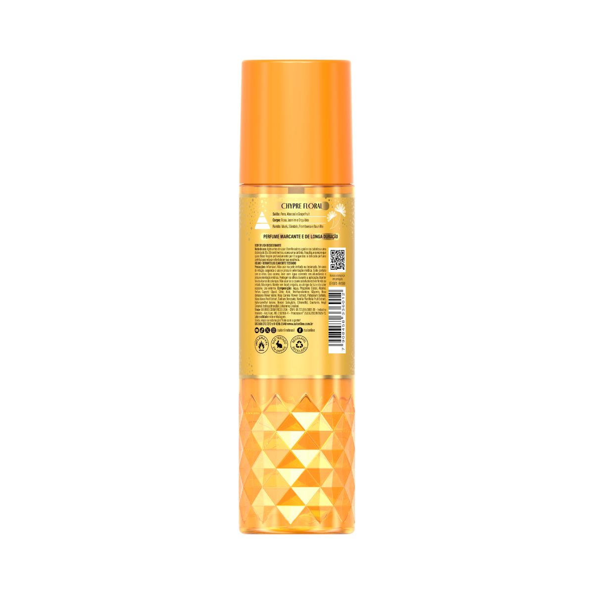 BODY SPLASH DESODORANTE MISS RADIANTE XEROSA SALON LINE 200ML