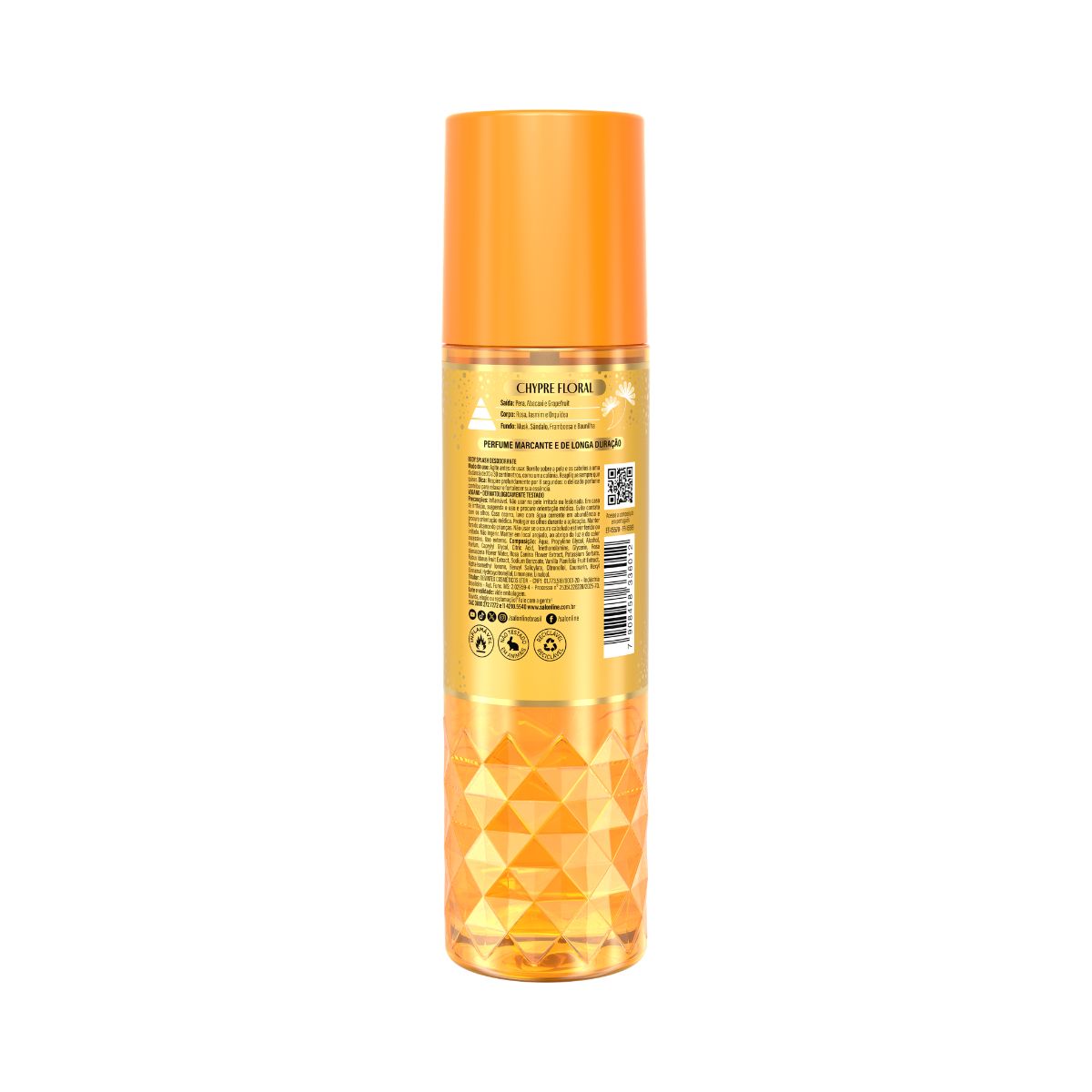 BODY SPLASH DESODORANTE MISS RADIANTE XEROSA SALON LINE 200ML