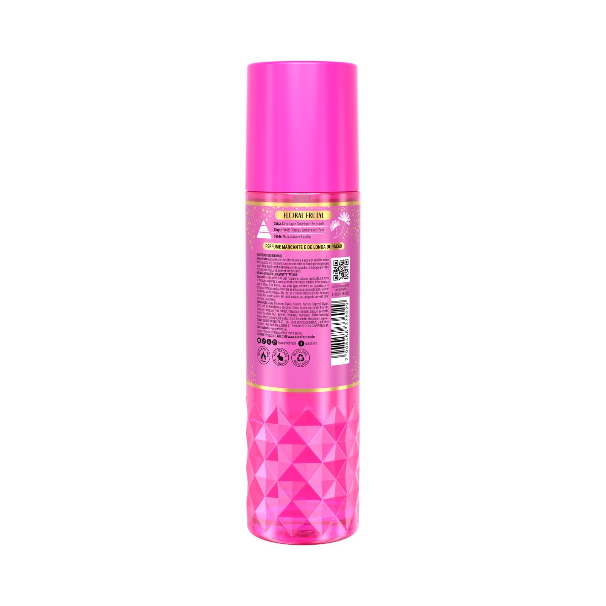 BODY SPLASH DESODORANTE PODER PINK XEROSA SALON LINE 200ML