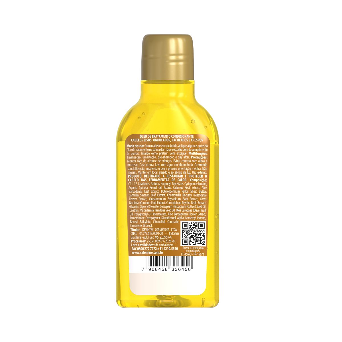 OLEO CONDICIONADOR ARGAN OIL SALON LINE 50ML