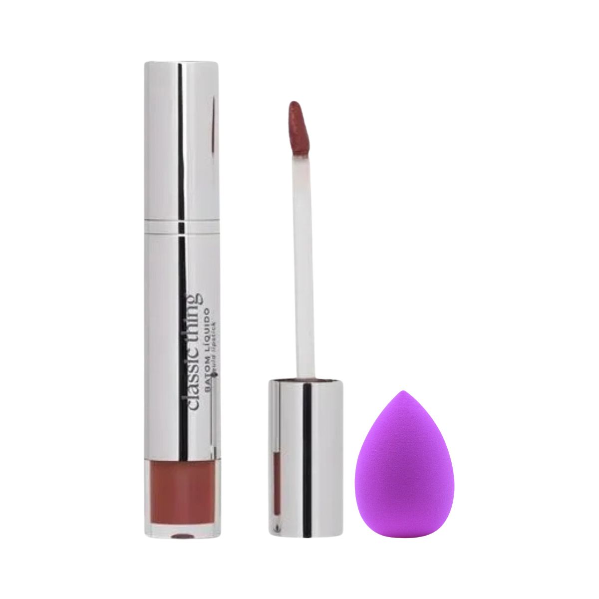 KIT RUBY ROSE BLOW BATOM LÍQUIDO BL20 + ESPONJA PARA MAQUIAGEM