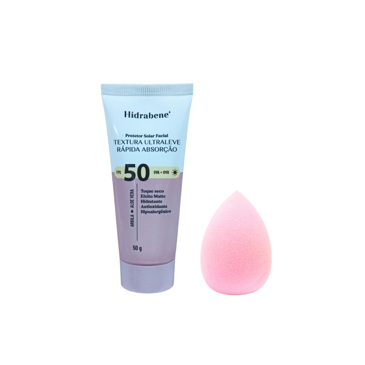 PROTETOR FACIAL FPS50  HIDRABENE 50G COM ESPONJA