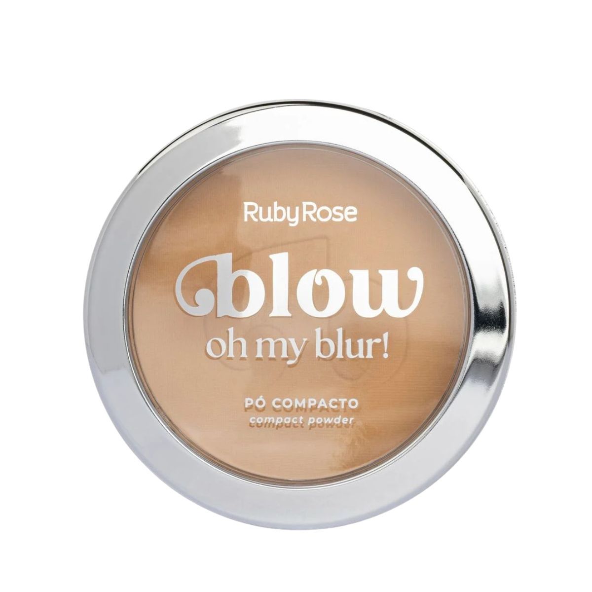KIT RUBY ROSE BLOW PÓ COMPACTO PBW40 + ESPONJA PARA MAQUIAGEM