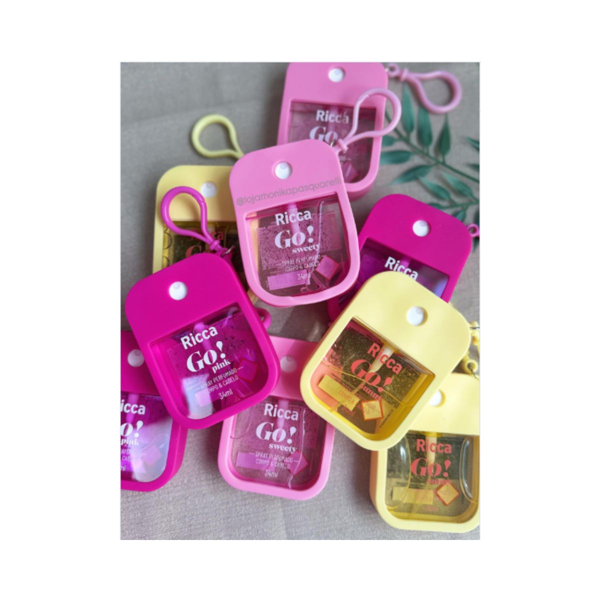 SPRAY PERFUMADO DESODORANTE COLÔNIA GO!SUNNY RICCA 34ML