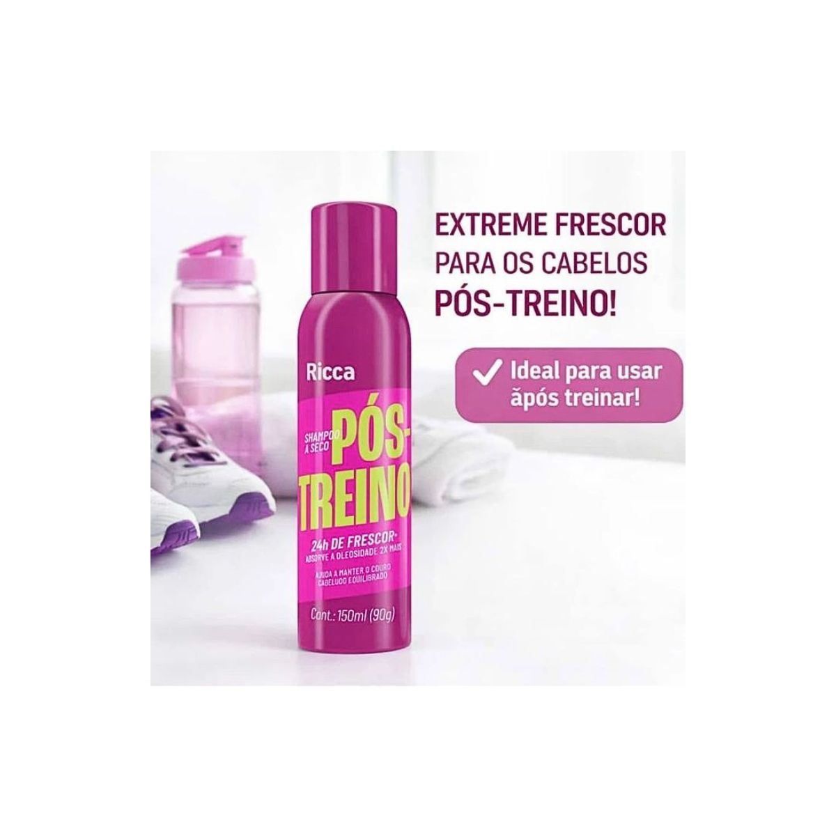 SHAMPOO A SECO PÓS-TREINO RICCA 150ML