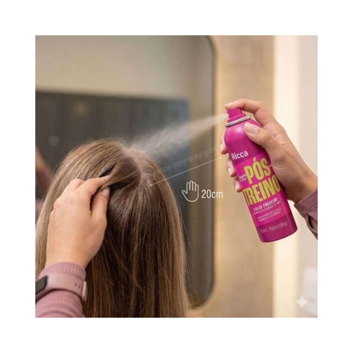 SHAMPOO A SECO PÓS-TREINO RICCA 150ML