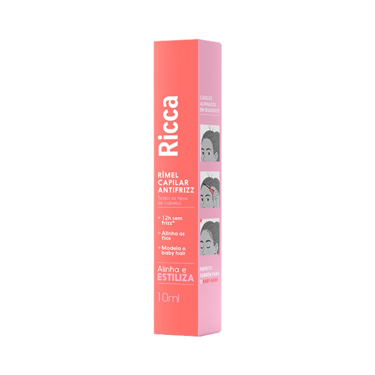 RÍMEL CAPILAR ANTIFRIZZ RICCA 10ML