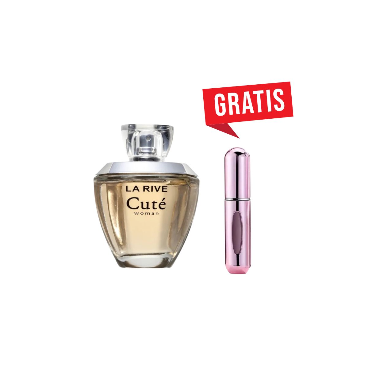 PERFUME CUTE LA RIVE EDP CUTE 100ML COM PORTA PERFUME 5ML