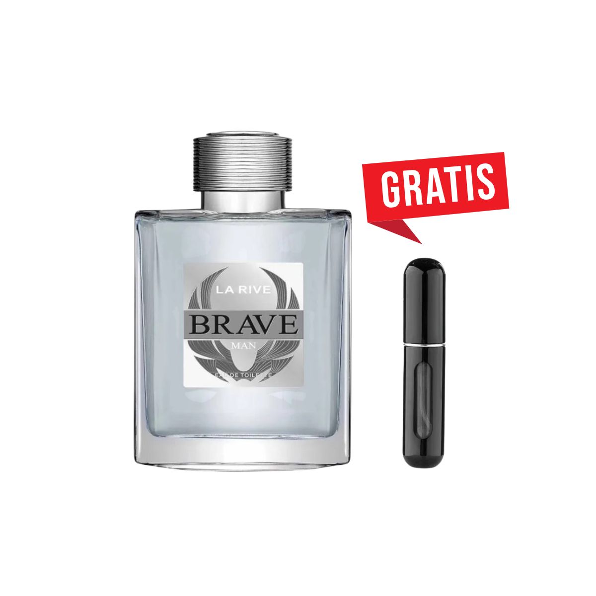 PERFUME BRAVE LA RIVE EDT 100ML COM PORTA PERFUME 5ML