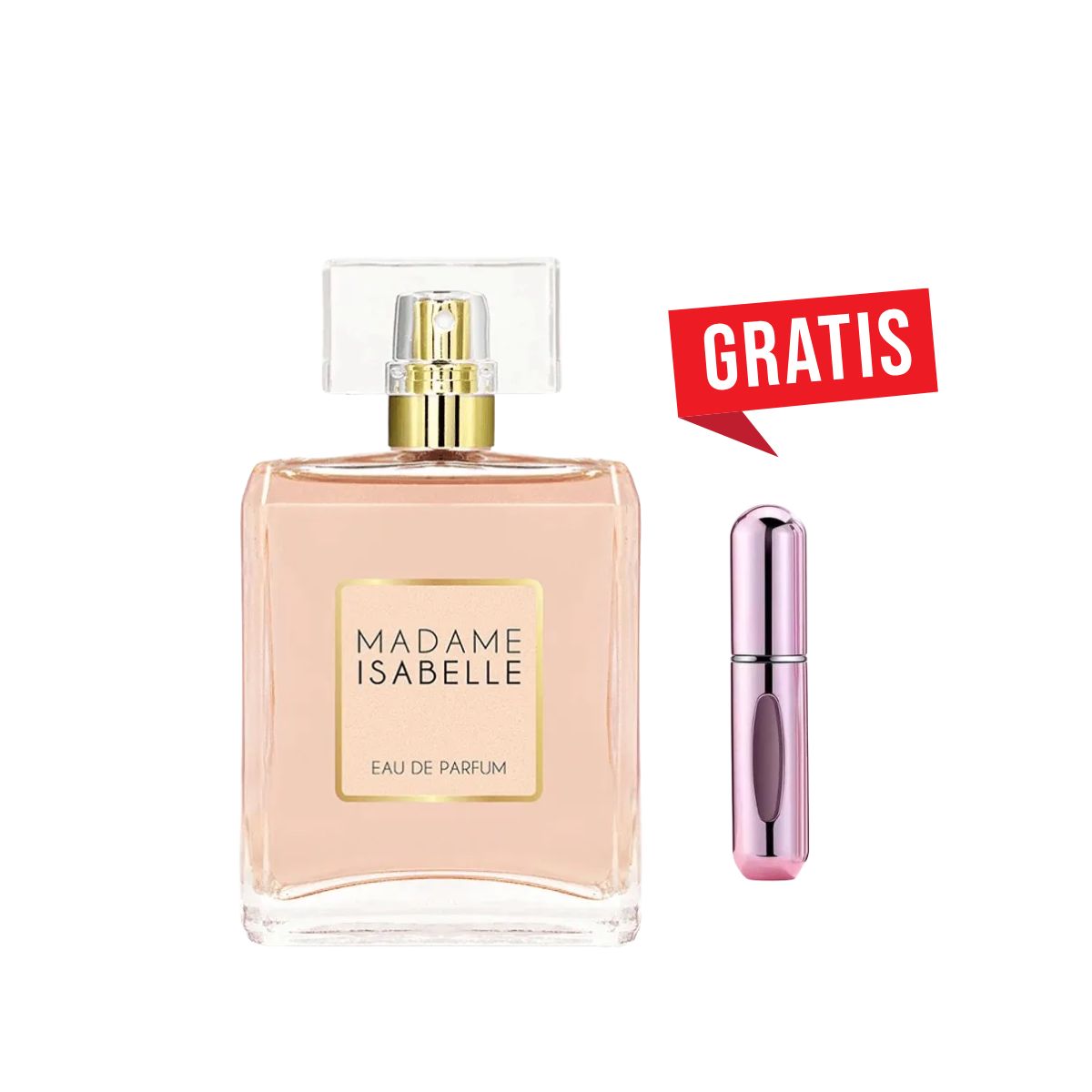 PERFUME MADAME ISABELLE LA RIVE EDP 90ML COM PORTA PERFUME 5ML