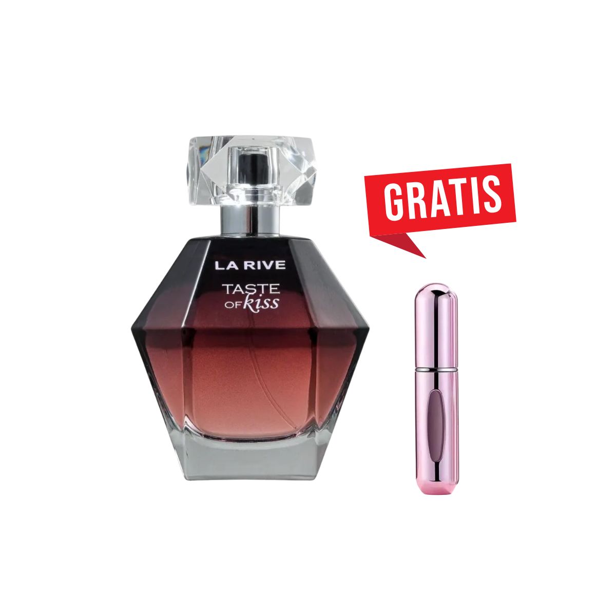 PERFUME TASTE OFF KISS LA RIVE EDP 100ML COM PORTA PERFUME 5ML