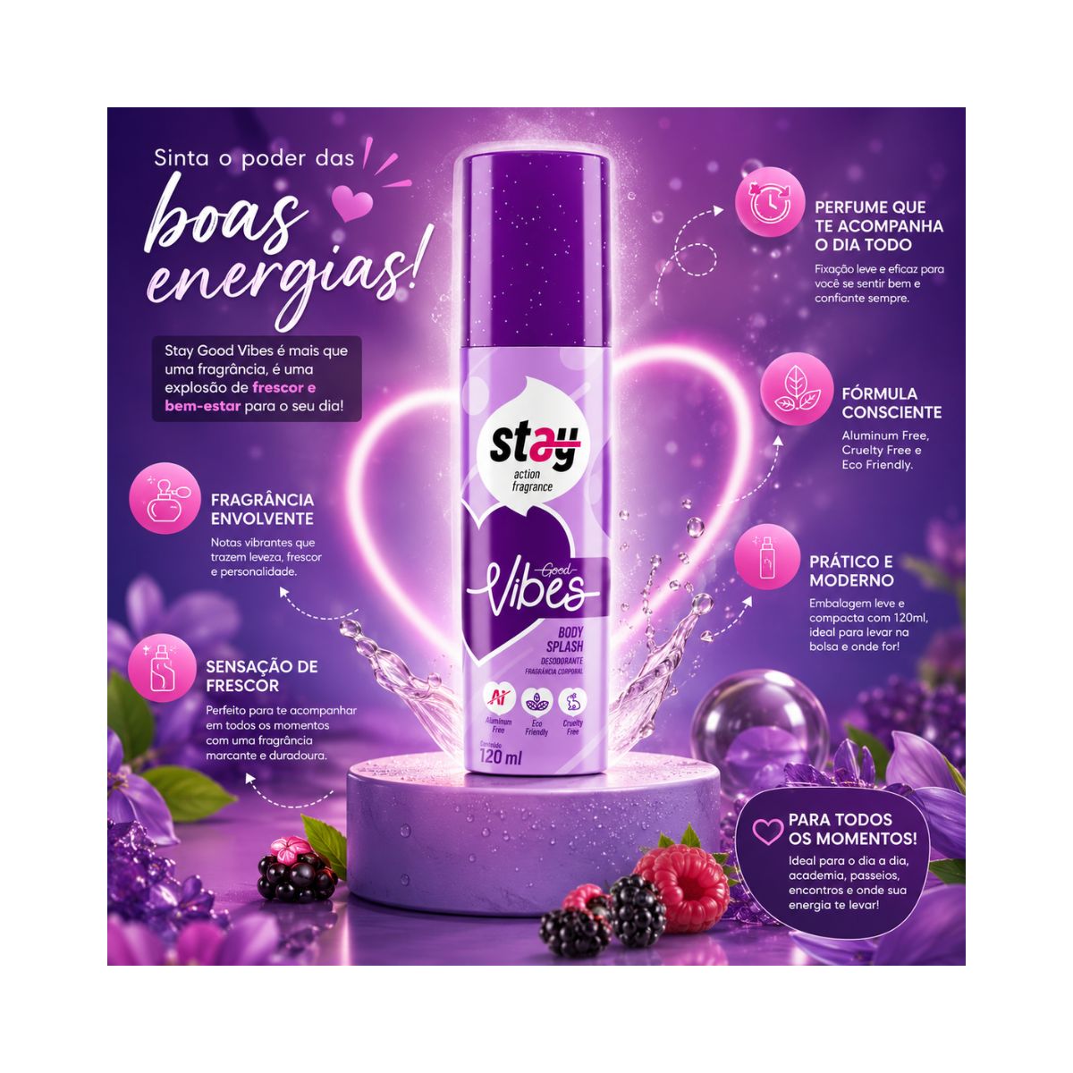 BODY SPLASH STAY TEEN GOOD VIBES 120ML