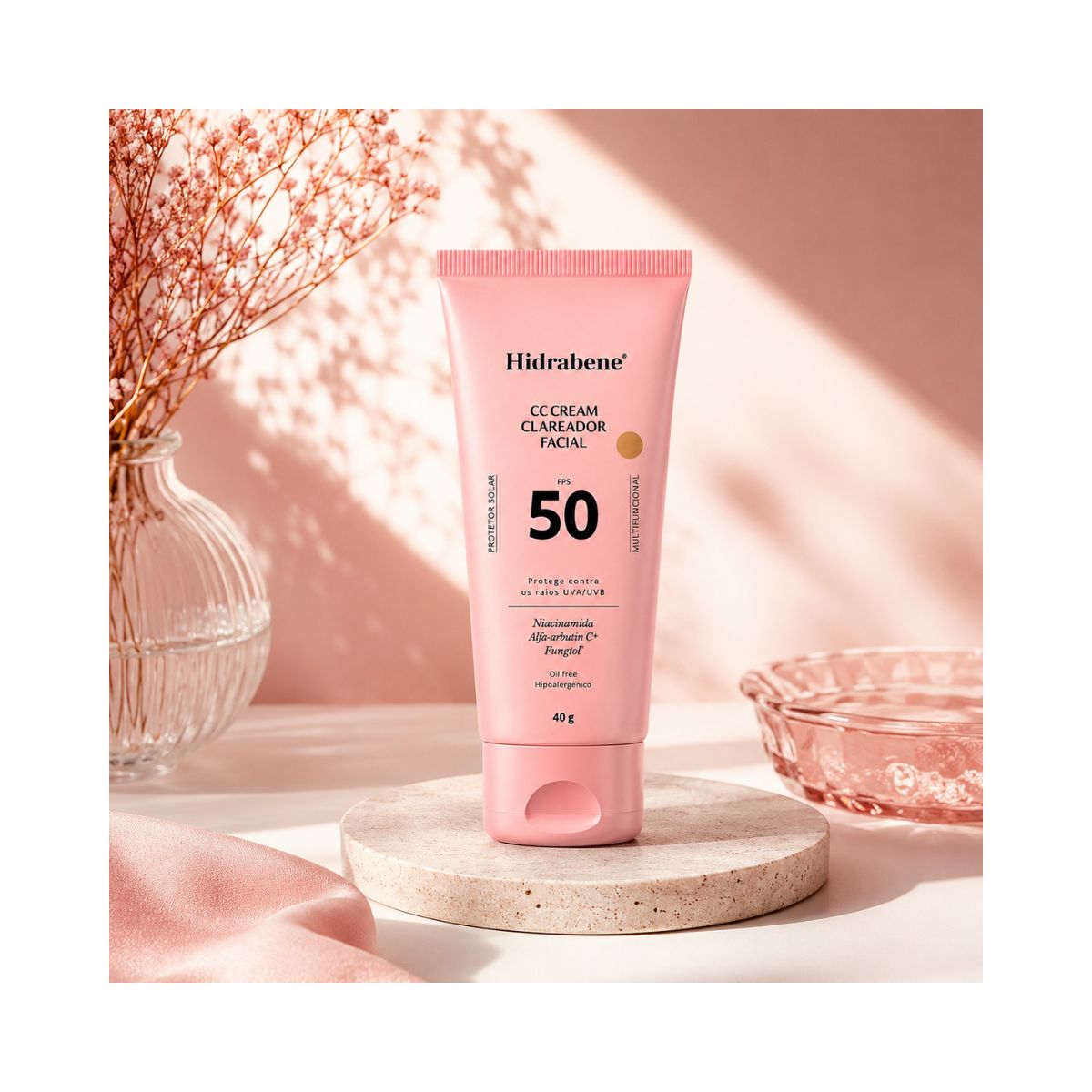 CC CREAM HIDRABENE CLAREADOR  FPS50 40G