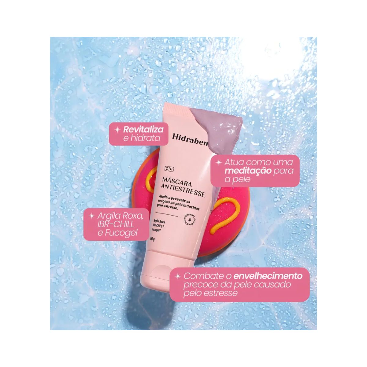 MÁSCARA FACIAL ANTIESTRESSE HIDRABENE 50G