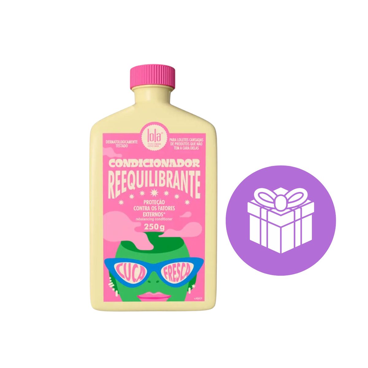 CONDICIONADOR CUCA FRESCA LOLA COSMETICS 250G COM ACESSÓRIO DE CABELO