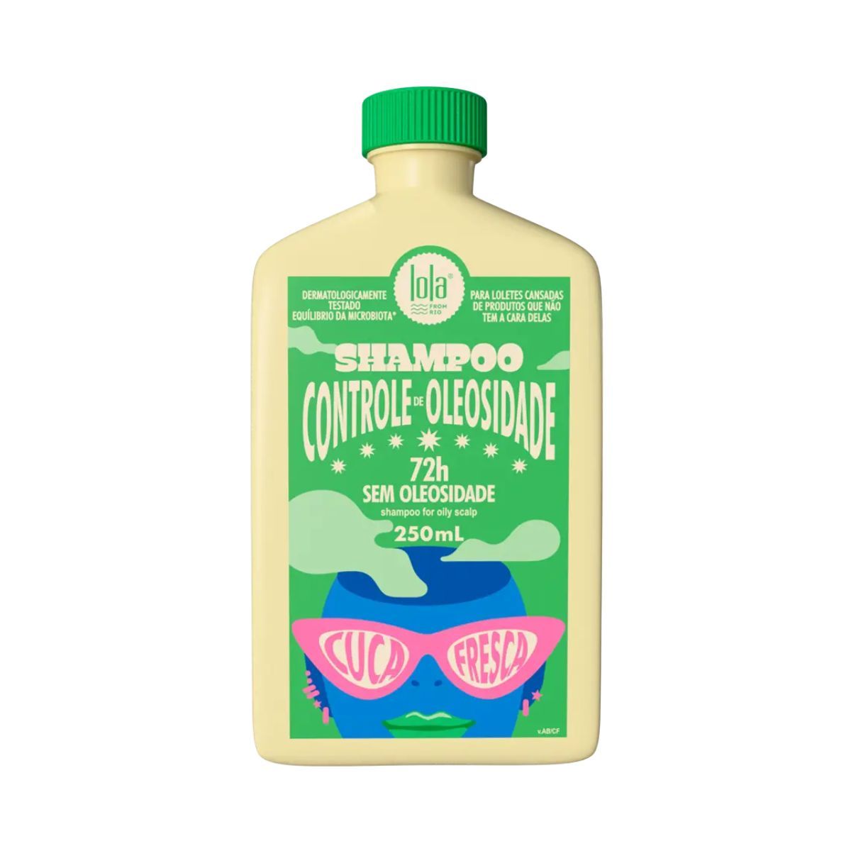 SHAMPOO CONTROLE DE OLEOSIDADE CUCA FRESCA LOLA COSMETICS 250ML COM ACESSÓRIO DE