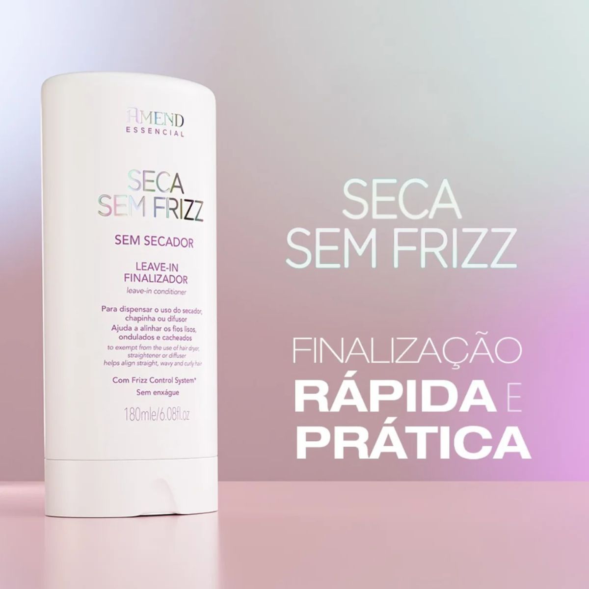 KIT SECA SEM FRIZZ 180ML + ACIDIFICANTE 250G AMEND