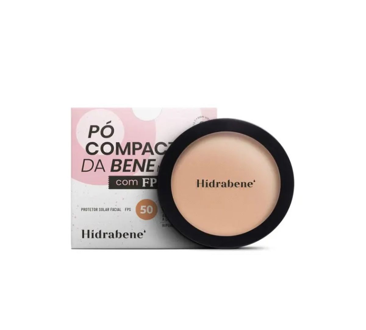 PÓ COMPACTO FPS50 CLARO HIDRABENE + MÁSCARA ANTIESTRESSE 50G
