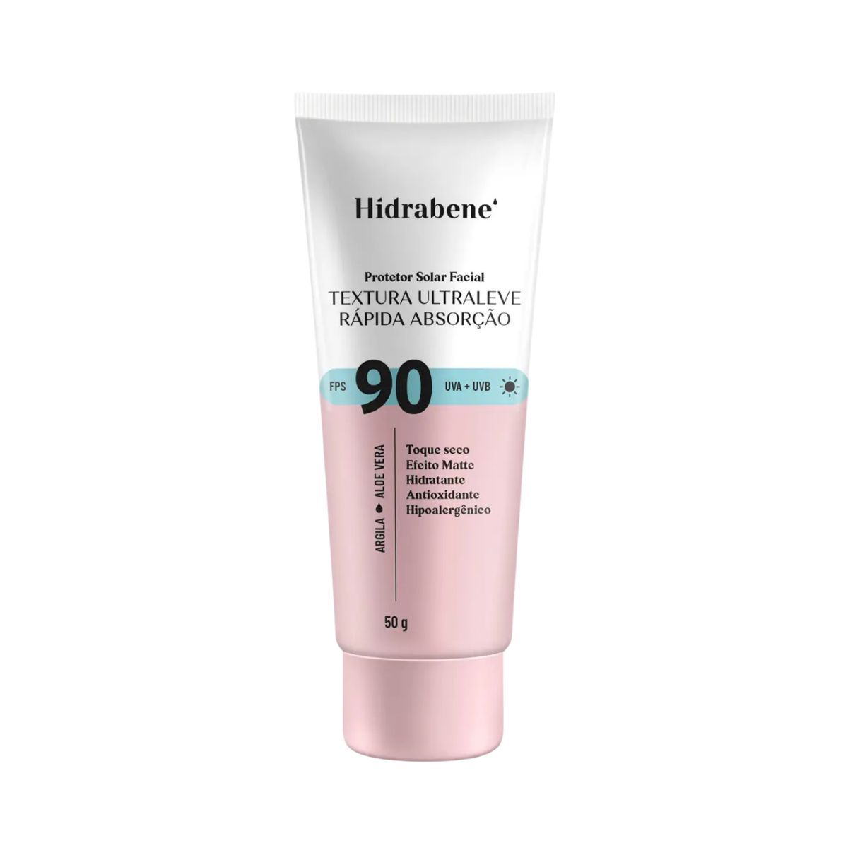 KIT HIDRABENE PROTETOR FACIAL FPS90+BASE STICK MÉDIA+MÁSCARA ANTIESTRESSE 50G