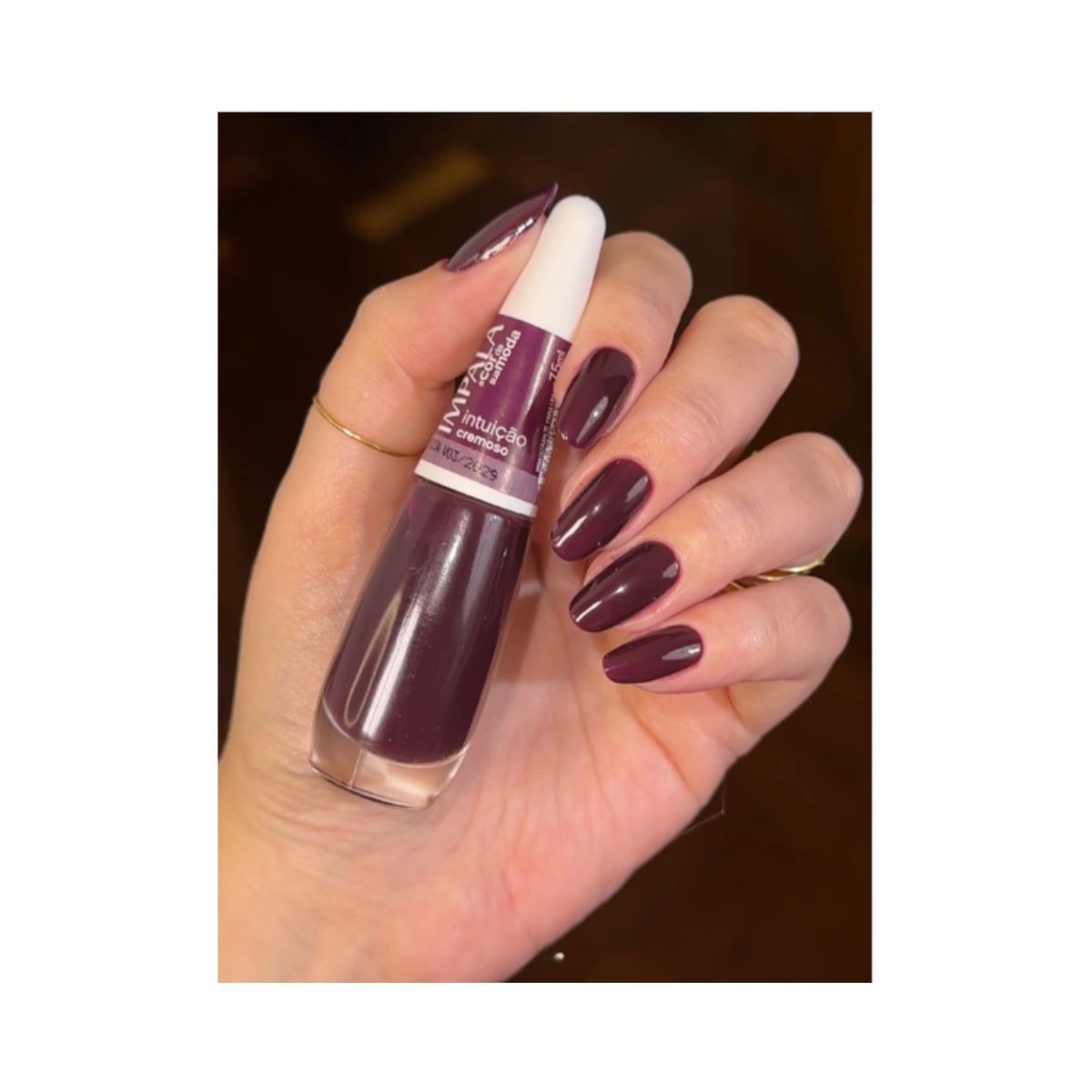 ESMALTE A COR DA MODA CREMOSO INTUICAO IMPALA 7,5ML